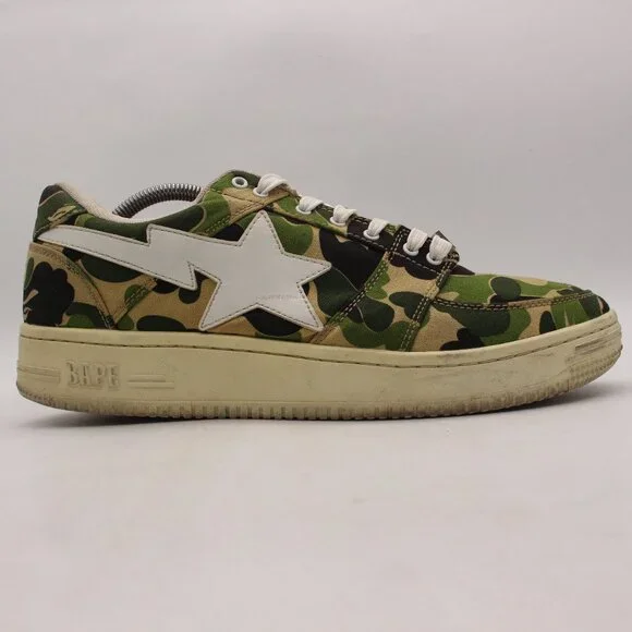 Bape | Shoes | A Bathing Ape Bape Sta Green Abc Camo Mens  display picture 1